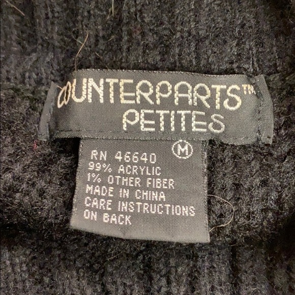 Counterparts Petites Sweater Size M - Picture 6 of 6